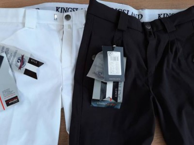 2 pairs of Kingsland Breeches ( Size: EU44 - Colour: white & dark grey)